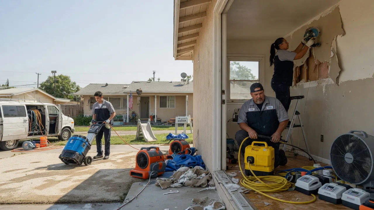 Water Damage Restoration in Santo, TX near me